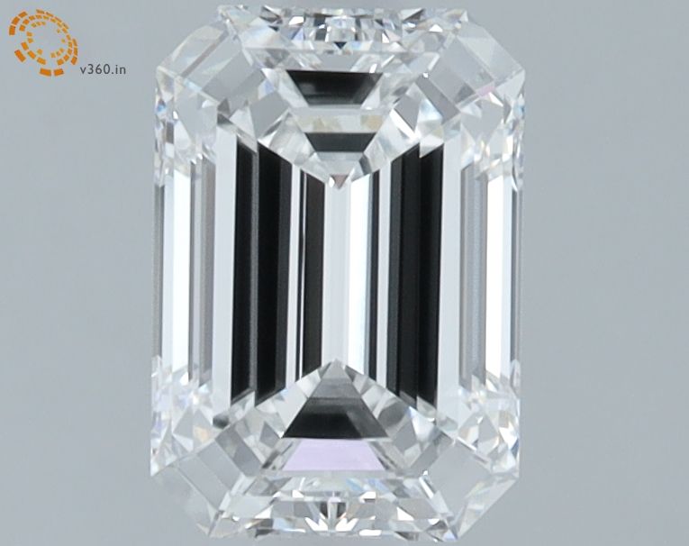 Lab Grown Diamond 1,59Ct E-VS1 Emerald - IGILG640461501 1