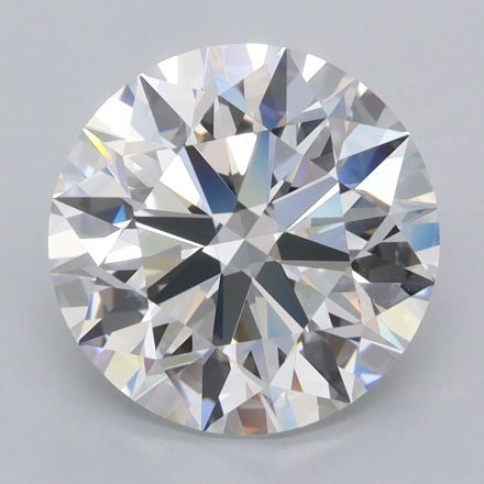 Lab Grown Diamond 3,42Ct D-FL Round - IGILG799643997 1