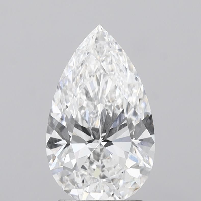 Lab Grown Diamond 2,73Ct E-VS1 Pear - IGILG818649648 1