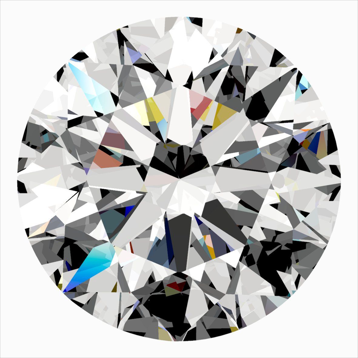 Diamond Natural 0,3Ct E-VVS1 Round - GIA1555874291 1