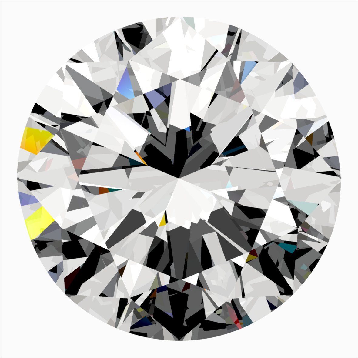 Diamond Natural 0,4Ct G-VS2 Round - GIA7551817579 1