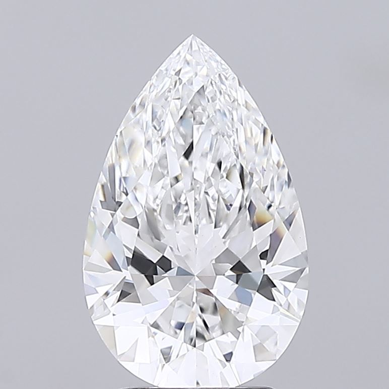 Lab Grown Diamond 2,85Ct E-VS1 Pear - IGILG823667784 1