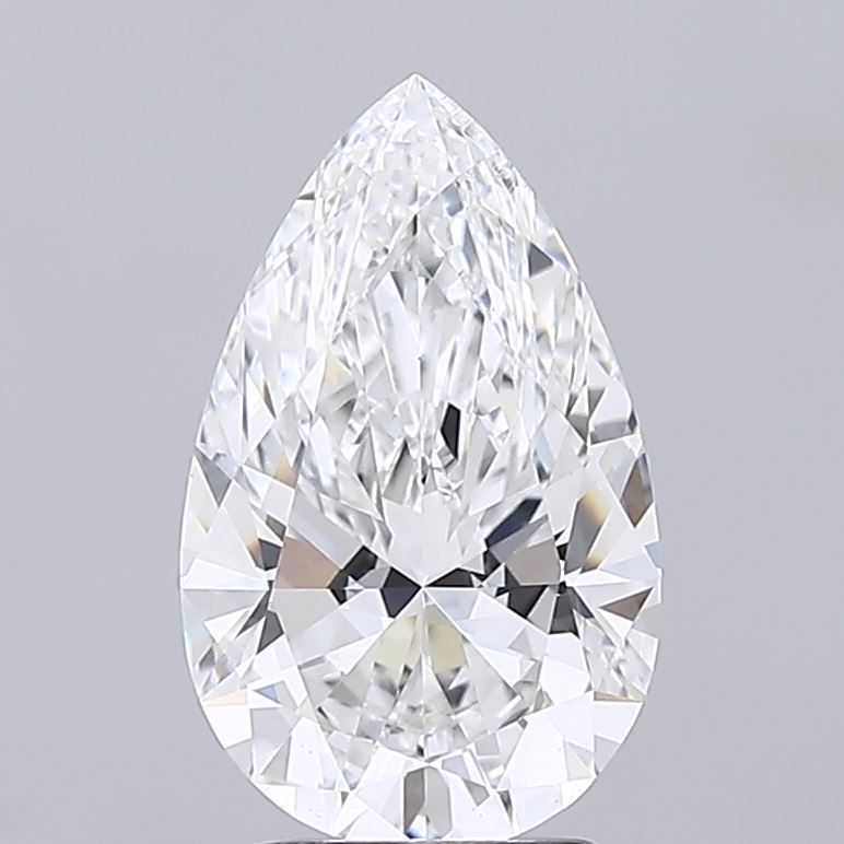 Lab Grown Diamond 2,84Ct E-VVS2 Pear - IGILG823667785 1