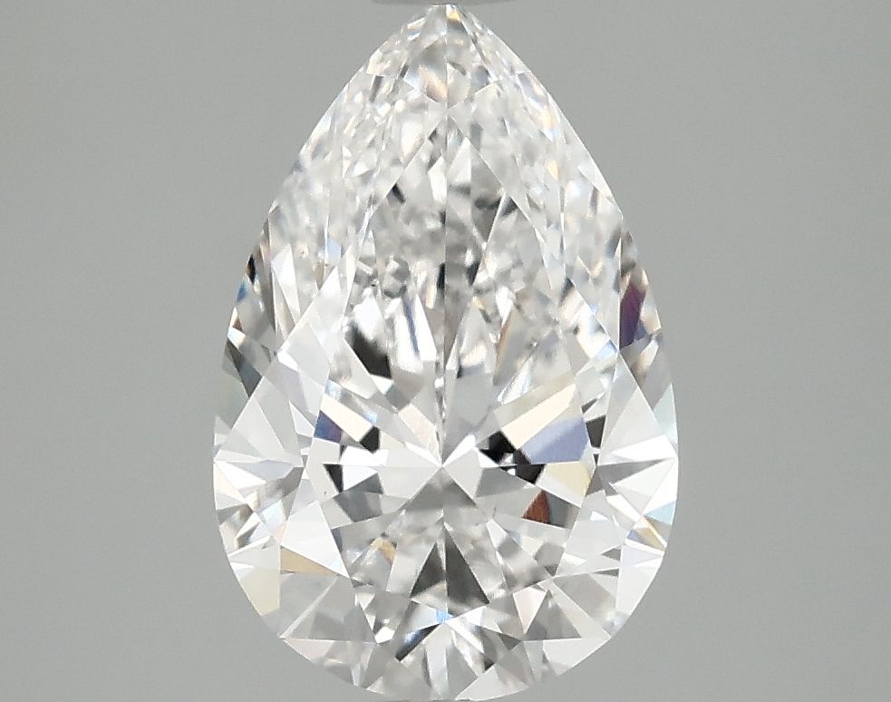 Lab Grown Diamond 2,59Ct E-VS1 Pear - IGILG800686490 1