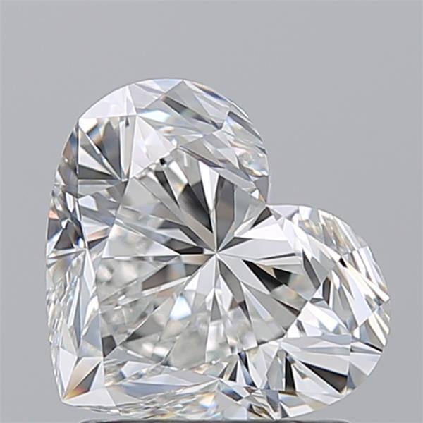 Diamond Natural 1,7Ct G-VVS1 Heart - GIA1543206909 1