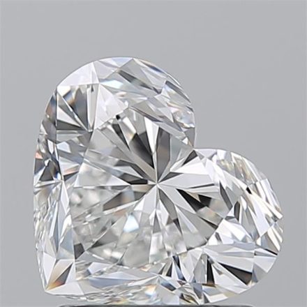 Diamond Natural 1,7Ct G-VVS1 Heart - GIA1543206909 1