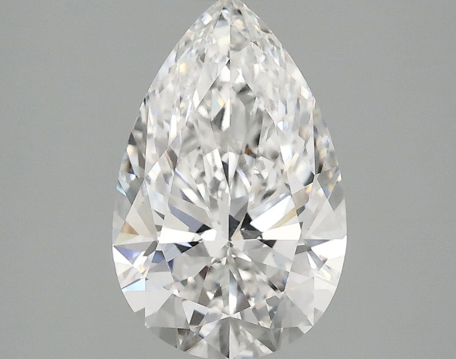 Lab Grown Diamond 2,1Ct F-VVS2 Pear - IGILG805616923 1