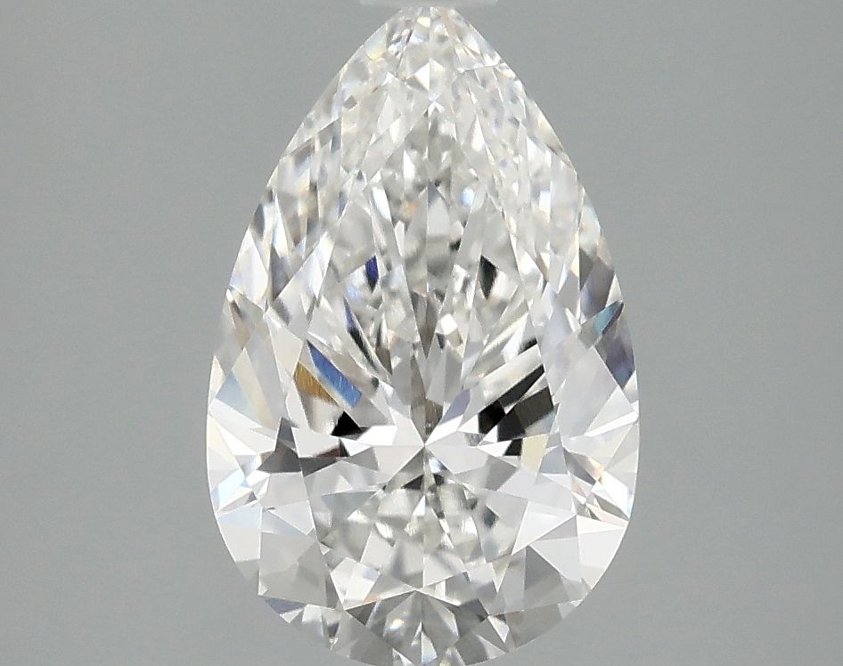 Lab Grown Diamond 2,1Ct F-VVS2 Pear - IGILG801605021 1