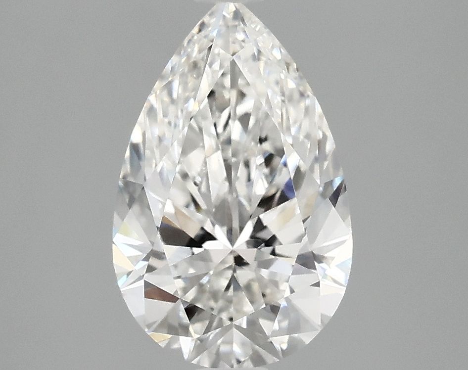 Lab Grown Diamond 2,1Ct F-VVS2 Pear - IGILG801615595 1