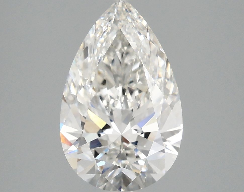 Lab Grown Diamond 2,1Ct F-VVS2 Pear - IGILG801658132 1