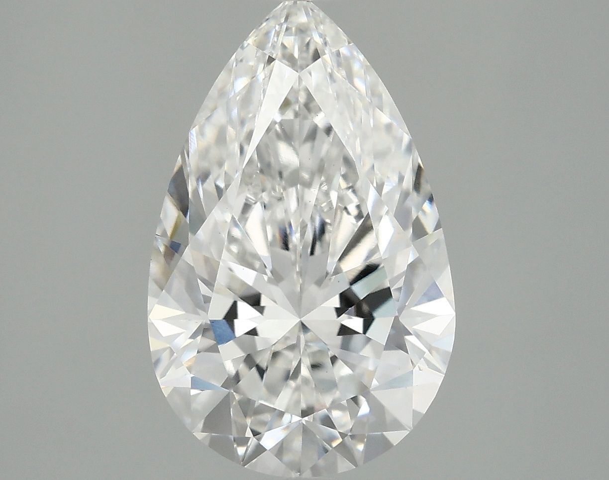 Lab Grown Diamond 2,1Ct E-VVS2 Pear - IGILG803621924 1