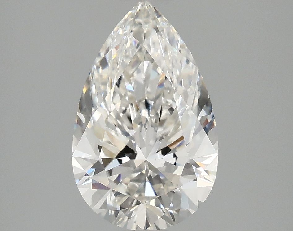 Lab Grown Diamond 2,1Ct F-VVS2 Pear - IGILG797628018 1