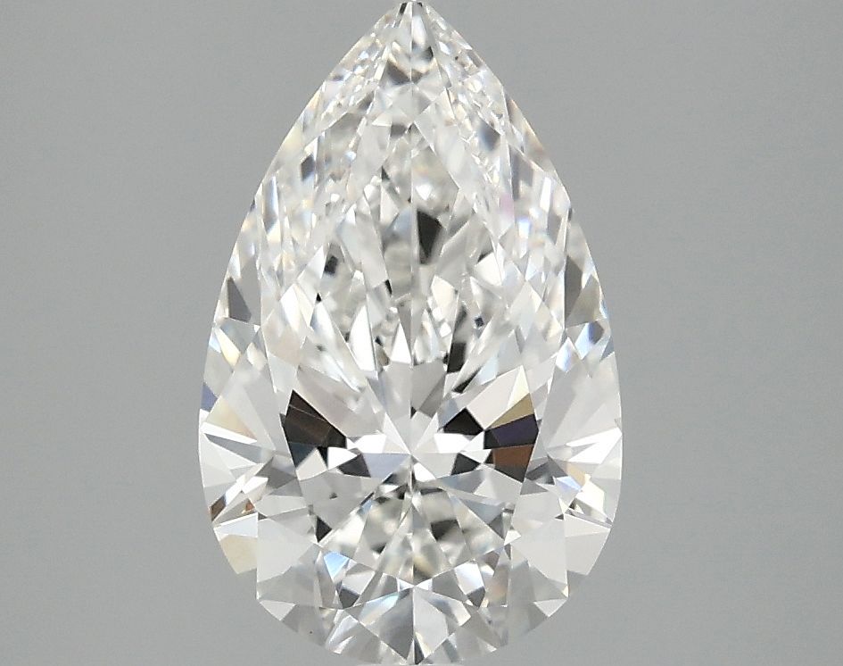 Lab Grown Diamond 2,1Ct F-VVS2 Pear - IGILG800666656 1