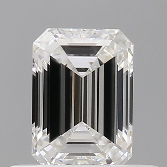 Diamond Natural 0,51Ct F-VVS2 Emerald - GIA6552773420 1