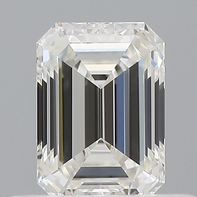 Diamond Natural 0,52Ct H-VVS1 Emerald - GIA1555773263 1