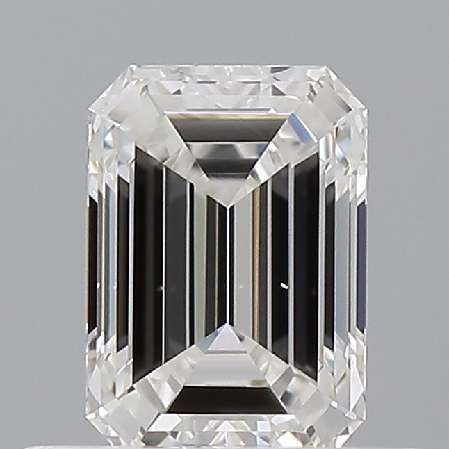 Diamond Natural 0,53Ct F-SI1 Emerald - GIA6555771876 1