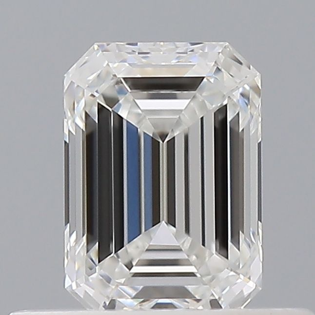 Diamond Natural 0,5Ct F-VVS1 Emerald - GIA5553772530 1