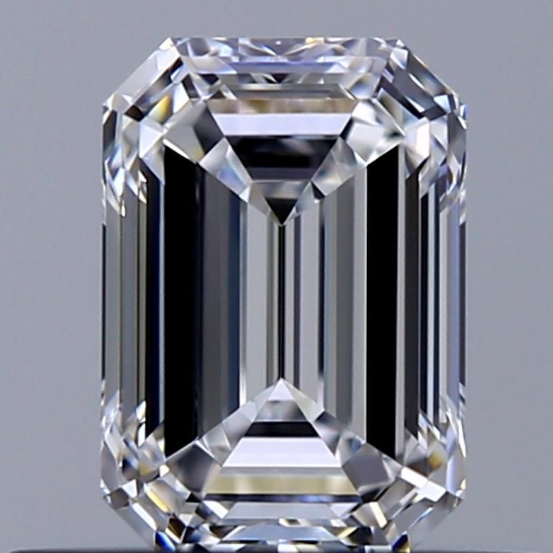 Diamond Natural 0,56Ct D-VVS1 Emerald - GIA6525131346 1