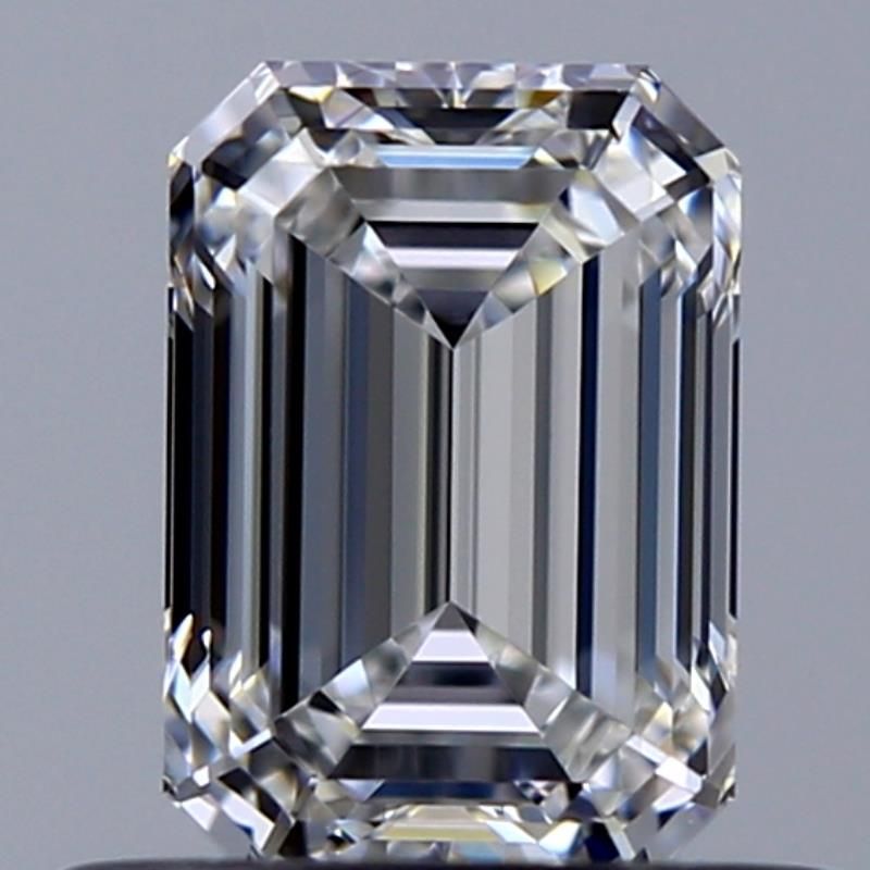 Diamond Natural 0,51Ct E-VVS1 Emerald - GIA7522434081 1