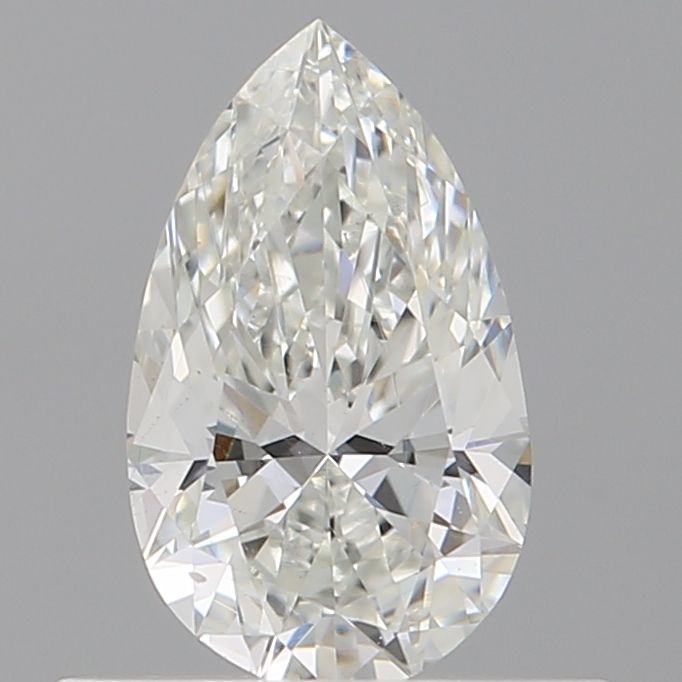 Diamond Natural 0,53Ct H-SI1 Pear - GIA5553833502 1
