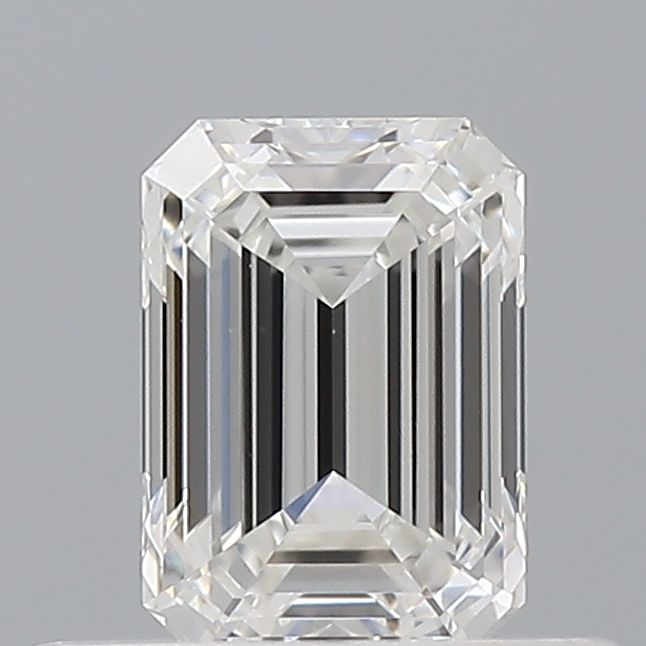 Diamond Natural 0,51Ct F-VVS2 Emerald - GIA5556771930 1