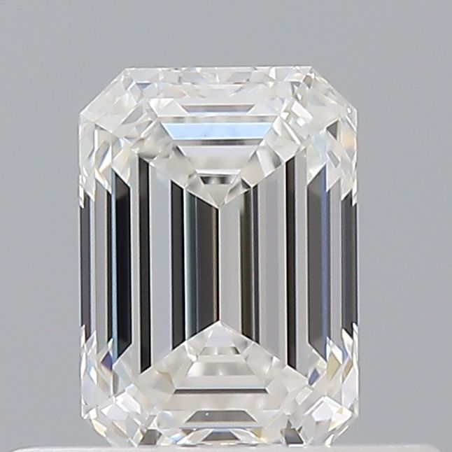 Diamond Natural 0,52Ct F-VVS1 Emerald - GIA6555773293 1
