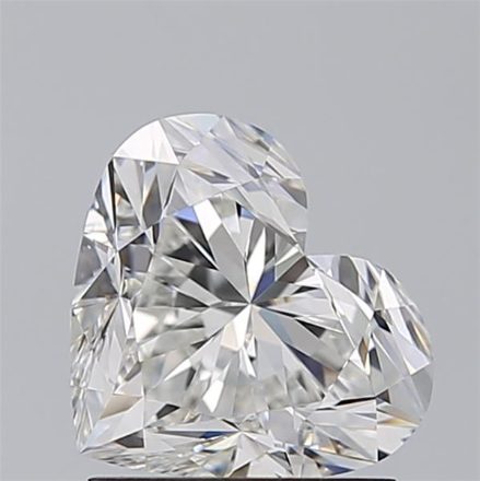 Diamond Natural 1,5Ct H-VS1 Heart - GIA5546850802 1