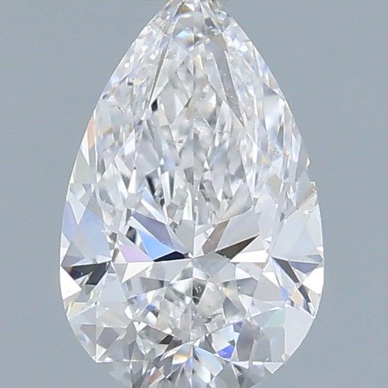 Diamond Natural 0,42Ct D-SI1 Pear - GIA7558753569 1