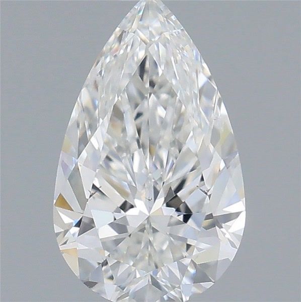 Diamond Natural 0,44Ct F-SI1 Pear - GIA7556753520 1