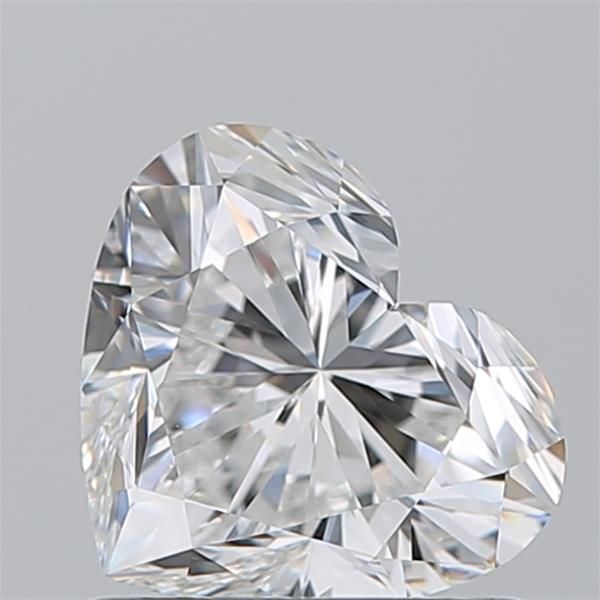 Diamond Natural 1,02Ct F-VVS2 Heart - GIA6532110236 1