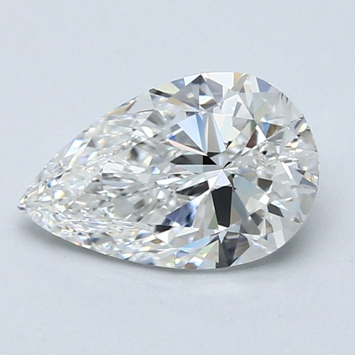 Diamond Natural 1,8Ct F-VVS2 Pear - GIA2554149182 1