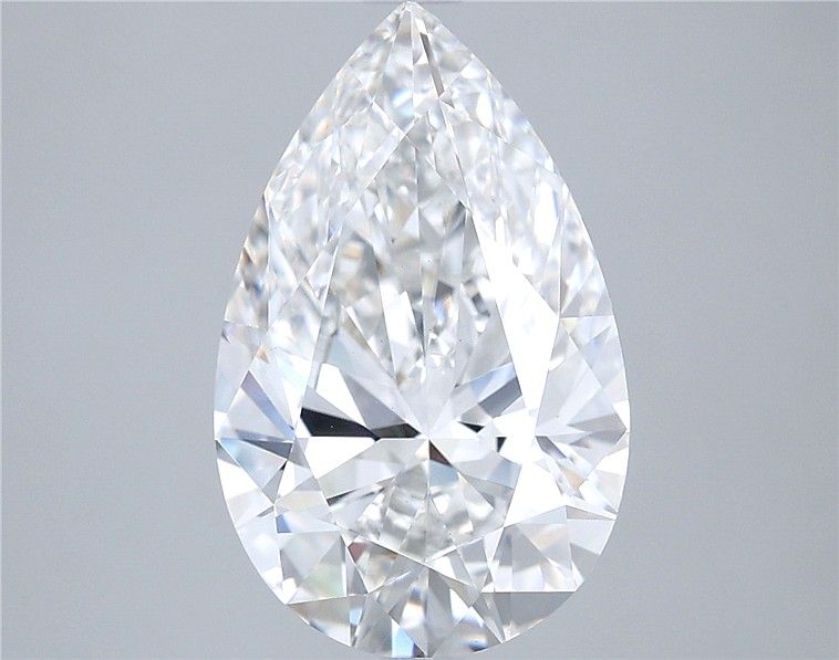 Lab Grown Diamond 3,87Ct F-VS1 Pear - IGILG680536046 1