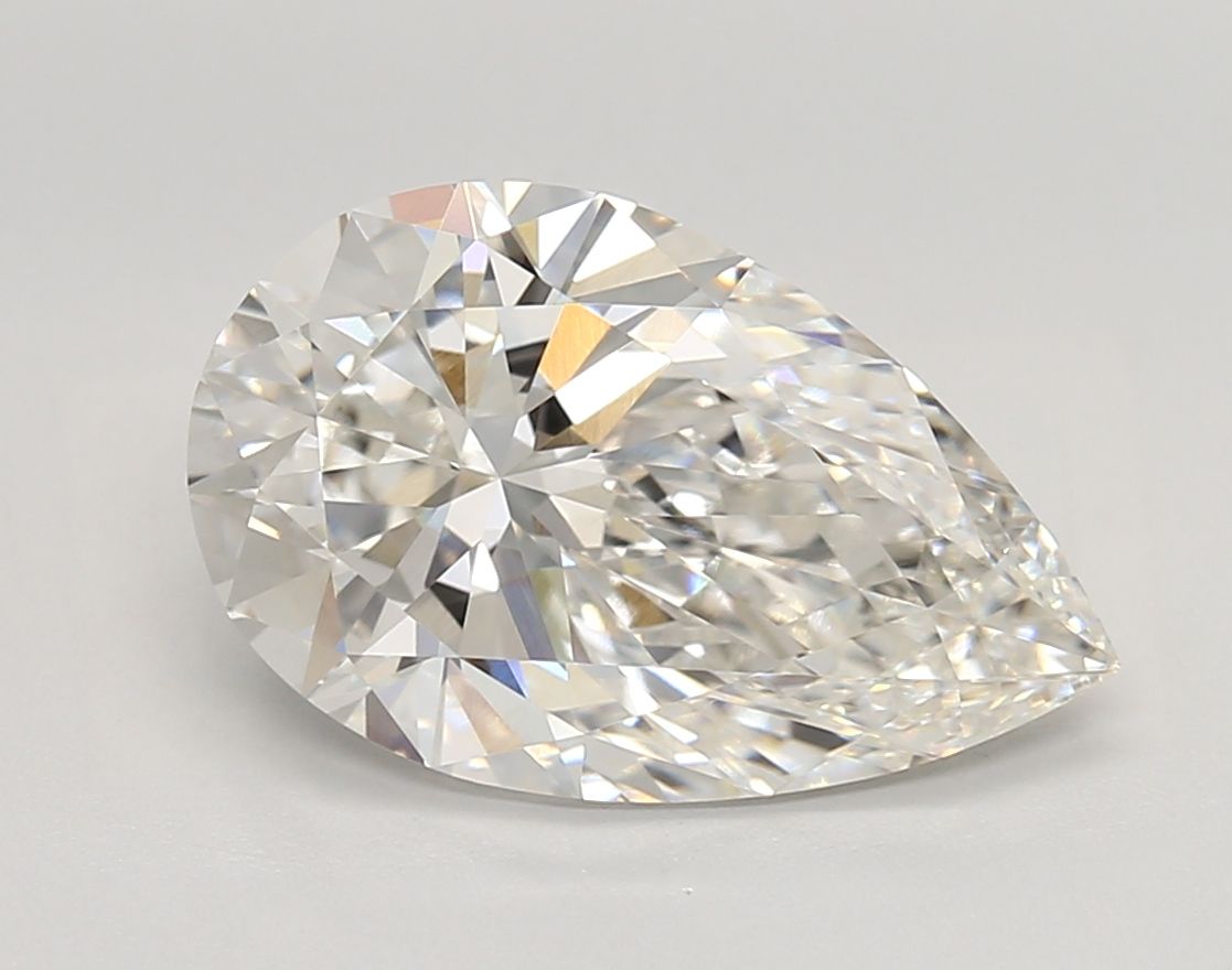 Lab Grown Diamond 3,54Ct F-VVS1 Pear - IGILG823619186 1