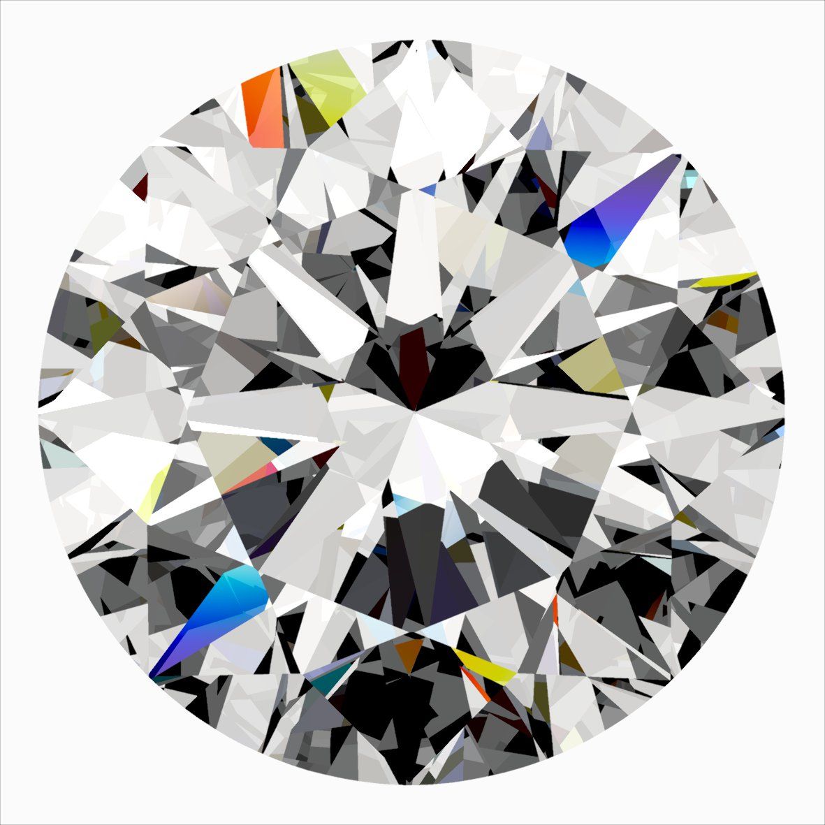 Diamond Natural 0,4Ct G-VVS1 Round - GIA2558761772 1