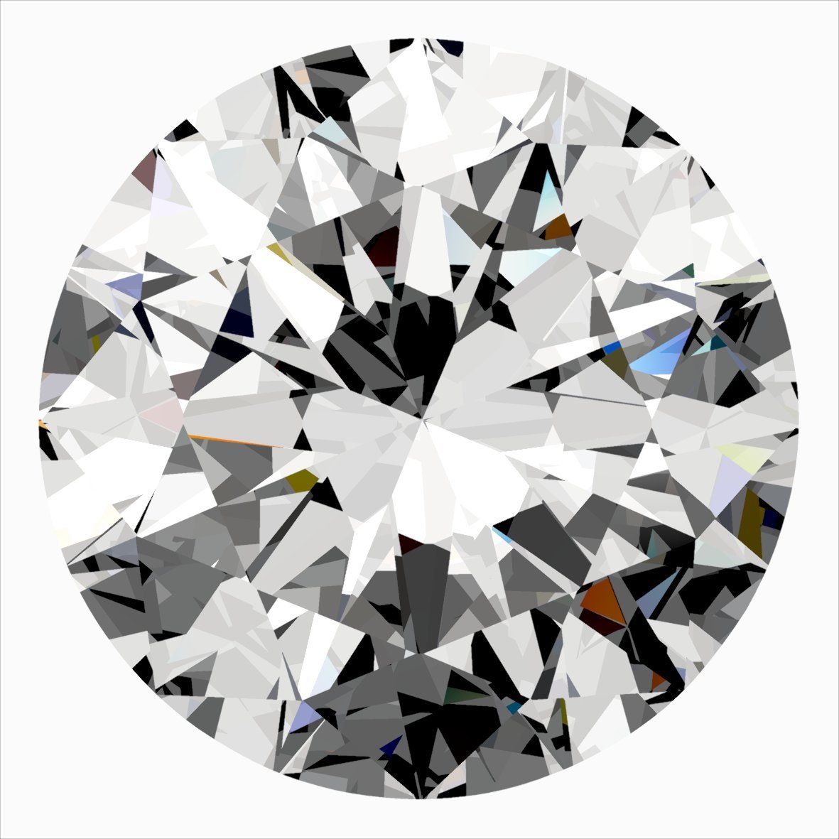 Diamond Natural 0,41Ct G-VVS2 Round - GIA7551852989 1