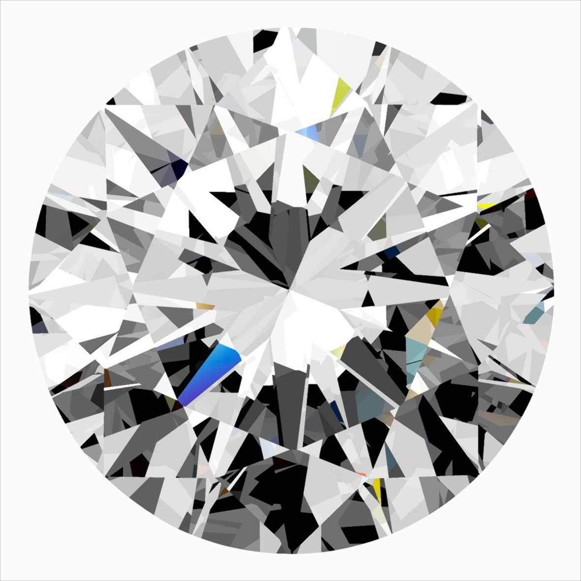 Diamond Natural 0,5Ct F-VS2 Round - IGI806610779 1