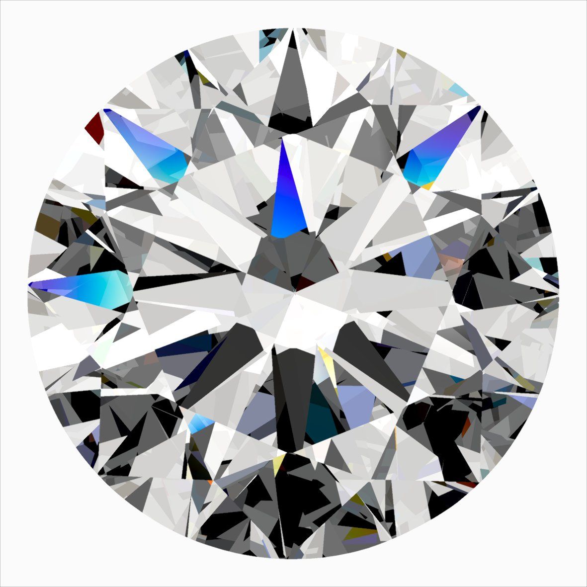 Diamond Natural 0,55Ct G-VVS2 Round - IGI806610841 1
