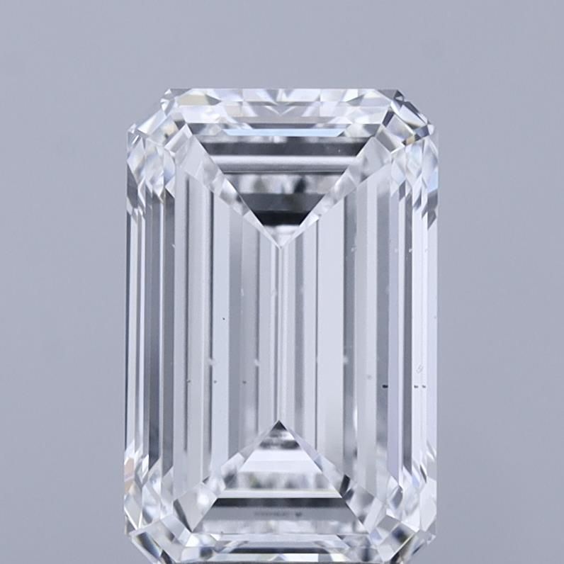 Lab Grown Diamond 2,5Ct D-VS2 Emerald - IGILG818645500 1