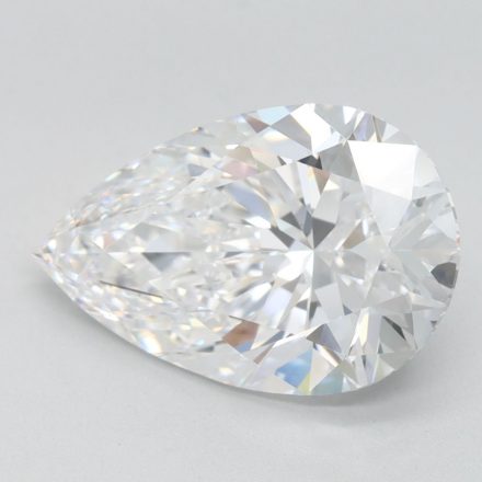 Lab Grown Diamond 3,64Ct D-IF Pear - IGILG821671428 1