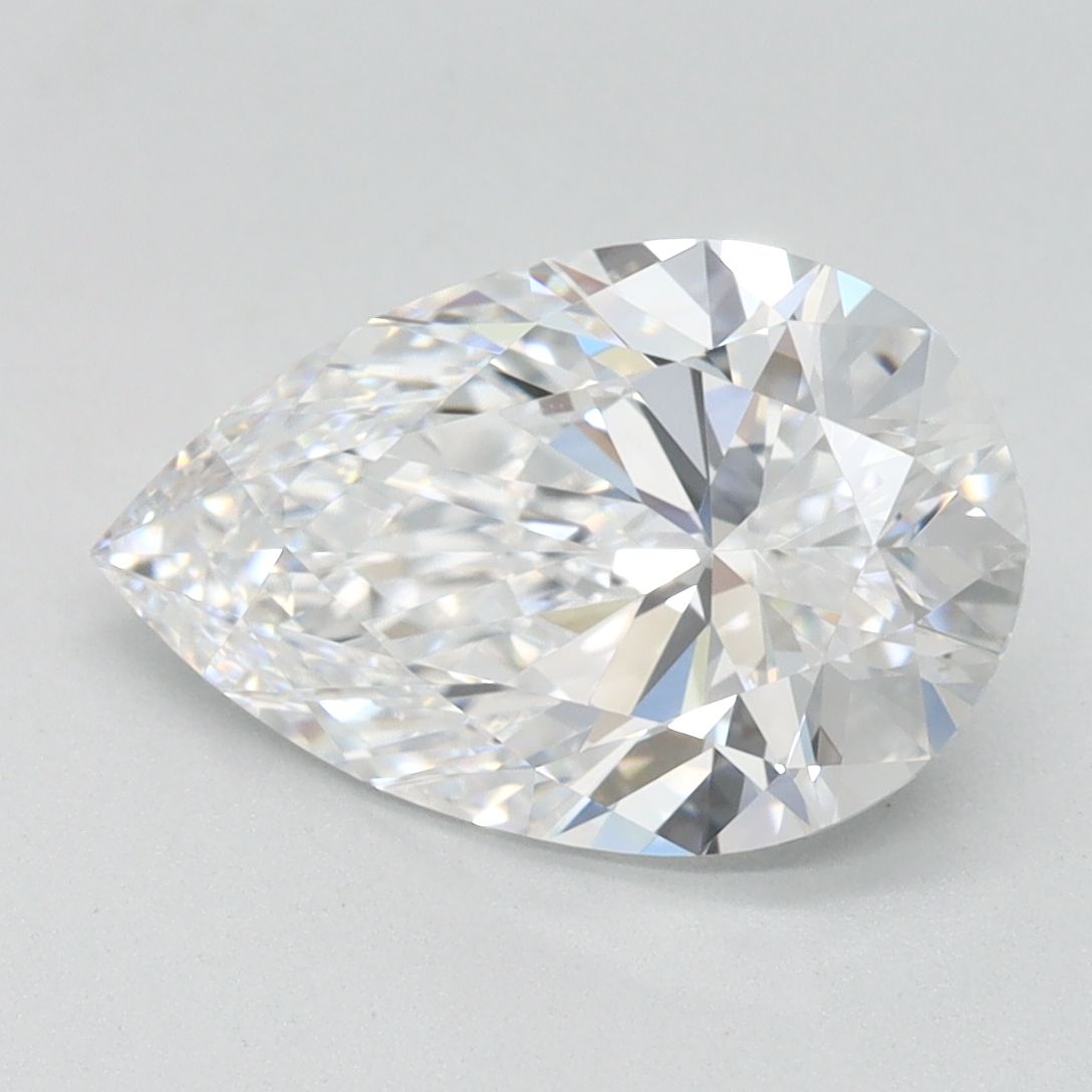 Lab Grown Diamond 2,12Ct D-FL Pear - IGILG816608342 1