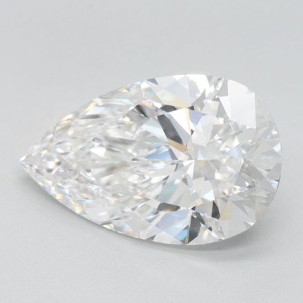 Lab Grown Diamond 3,04Ct D-IF Pear - IGILG821671426 1