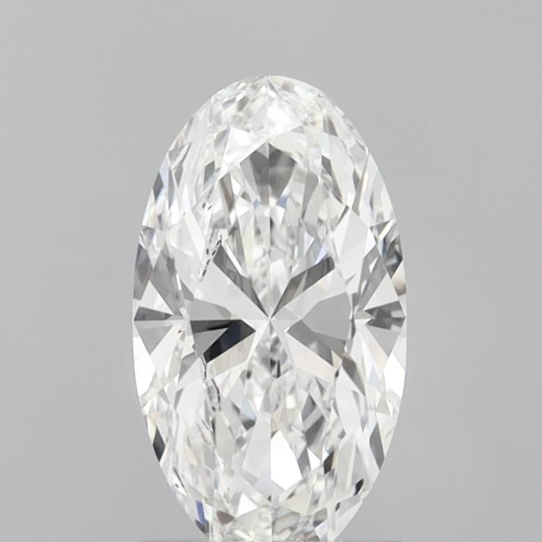 Lab Grown Diamond 1,63Ct D-VVS2 Oval - IGILG818649507 1