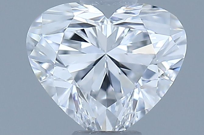Diamond Natural 0,53Ct D-VVS2 Heart - GIA1553929707 1