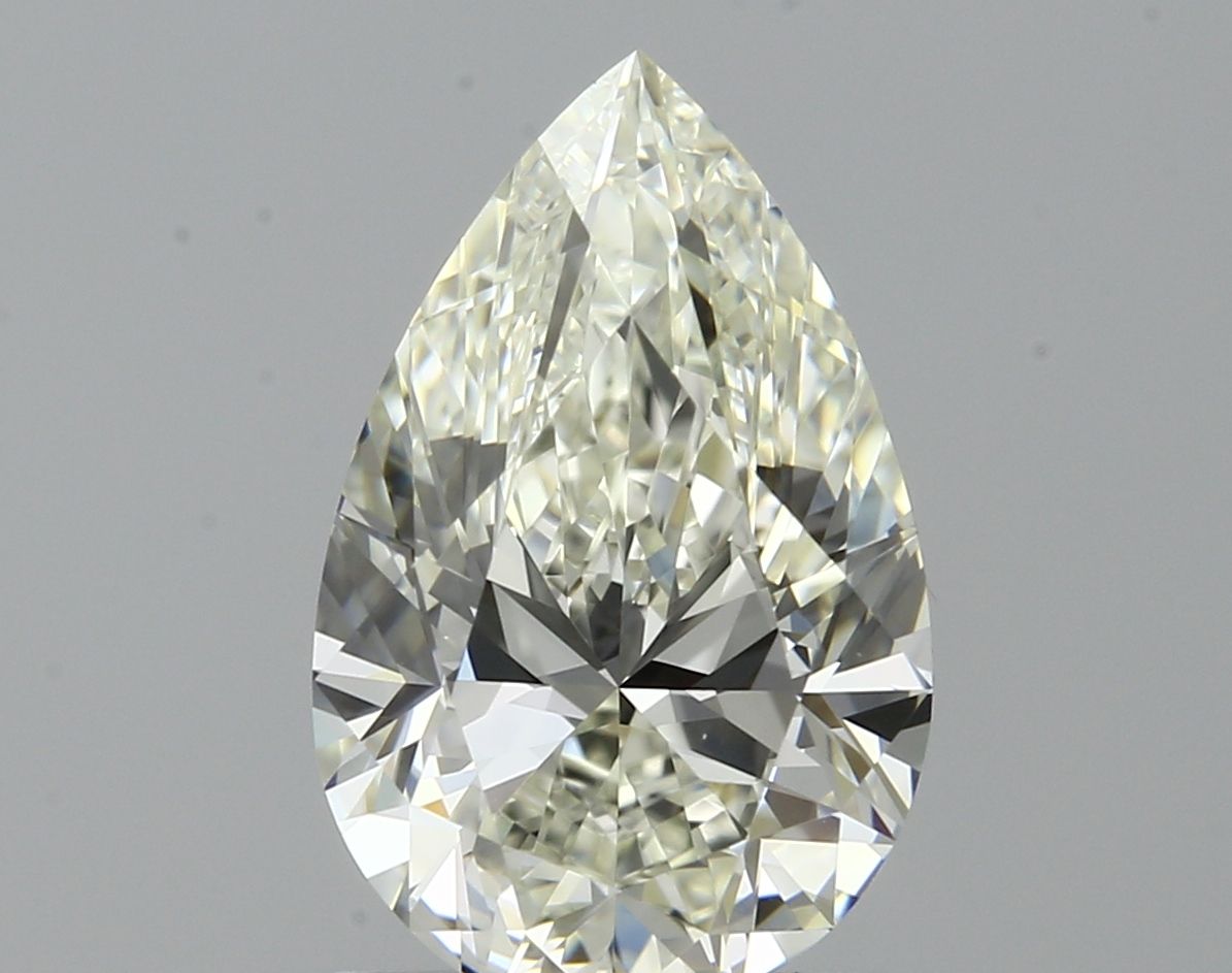 Diamond Natural 1Ct K-VVS2 Pear - GIA6552829675 1