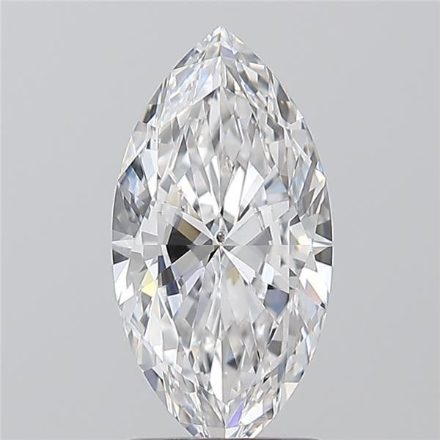 Diamond Natural 1,51Ct D-SI1 Marquise - GIA7553357466 1
