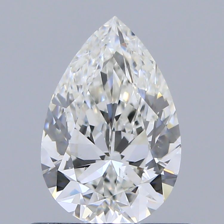 Diamond Natural 0,61Ct H-VS1 Pear - GIA7551113109 1