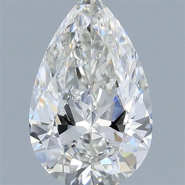 Diamond Natural 0,51Ct H-SI2 Pear - GIA7551844945 1