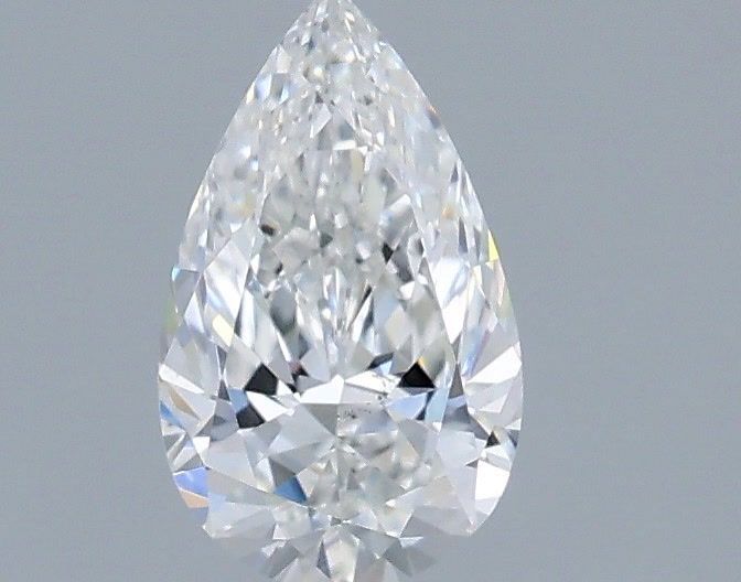 Diamond Natural 0,66Ct F-SI1 Pear - GIA6461178940 1