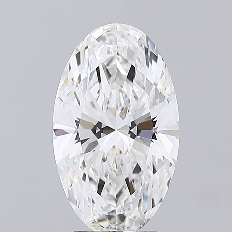 Lab Grown Diamond 3,8Ct F-VVS2 Oval - IGILG823683101 1