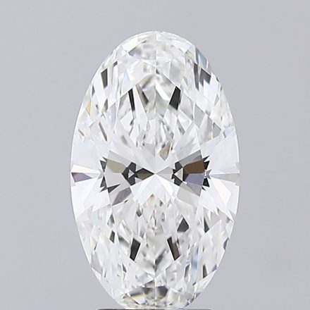 Lab Grown Diamond 3,8Ct F-VVS2 Oval - IGILG823683101 1